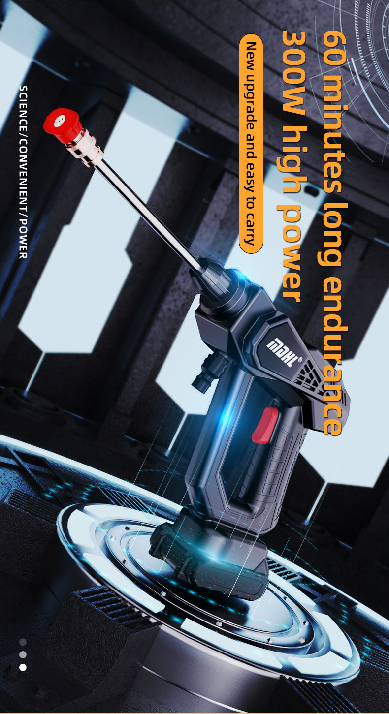 lithium battery car washing machine multi-functional powerful wireless high-pressure water gun