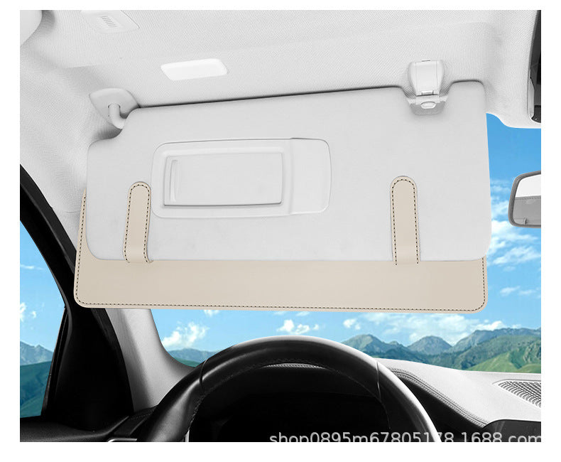 Car Sun Visor Extension Board Front Shield for Driver and Passenger Side, Extended Shield Storage, Anti-Glare Multi-Functional Car Interior Accessories