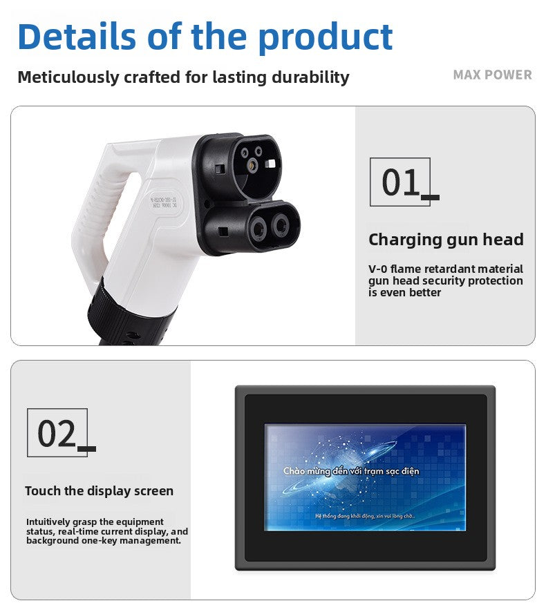 11KWH11KW International EU Standard Home Commercial Support OCPP Storage Charging Integrated DC Mobile Energy Storage Charging Pile