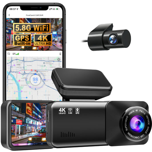 2025 New Driving Recorder Night Vision HD 4k 5Gwifi dash cam