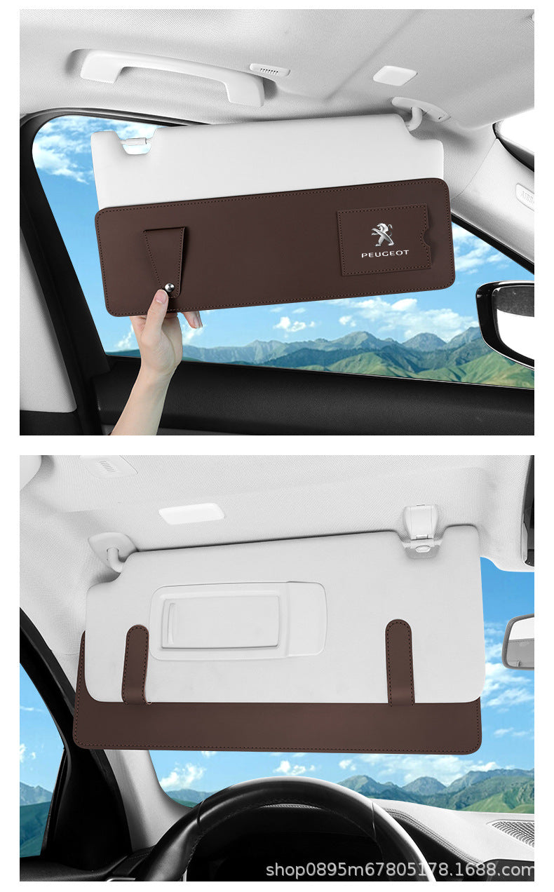 Car Sun Visor Extension Board Front Shield for Driver and Passenger Side, Extended Shield Storage, Anti-Glare Multi-Functional Car Interior Accessories