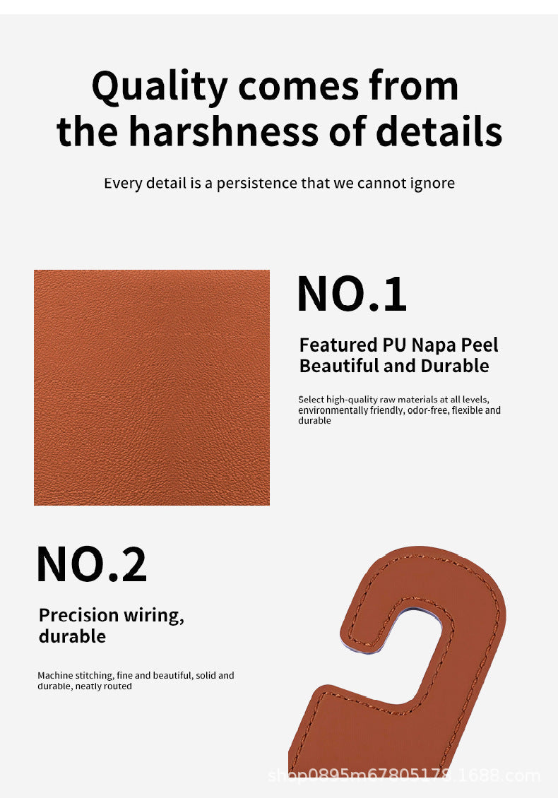 Car Cup Holder Car Seat Back Storage Box Multi-Functional Storage Bag Rear Seat Organizer Hook Trash Can