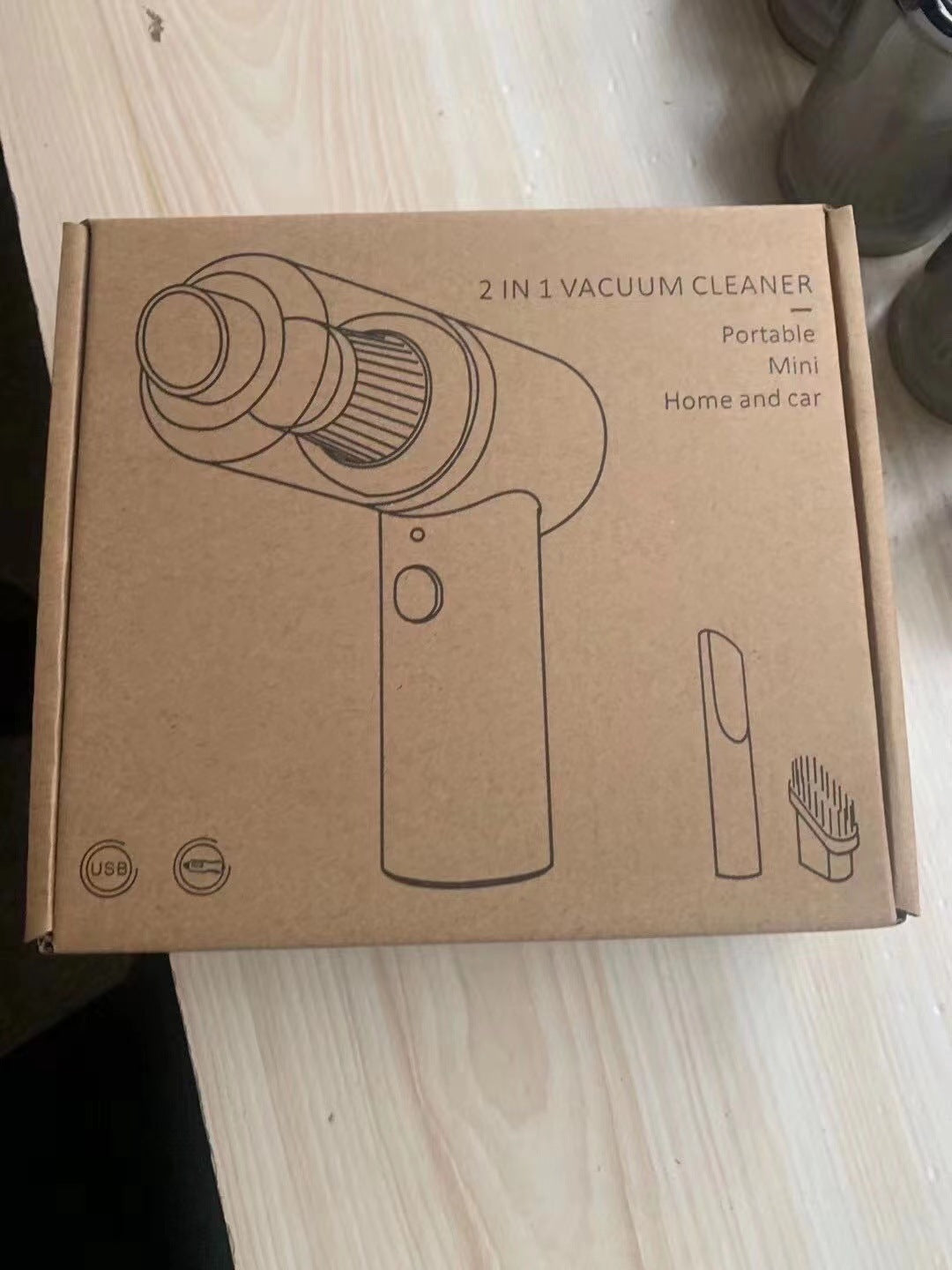 Car Vacuum Cleaner Wireless Charging Home and Car Dual-use Mini Portable Handheld Lithium Battery High Power