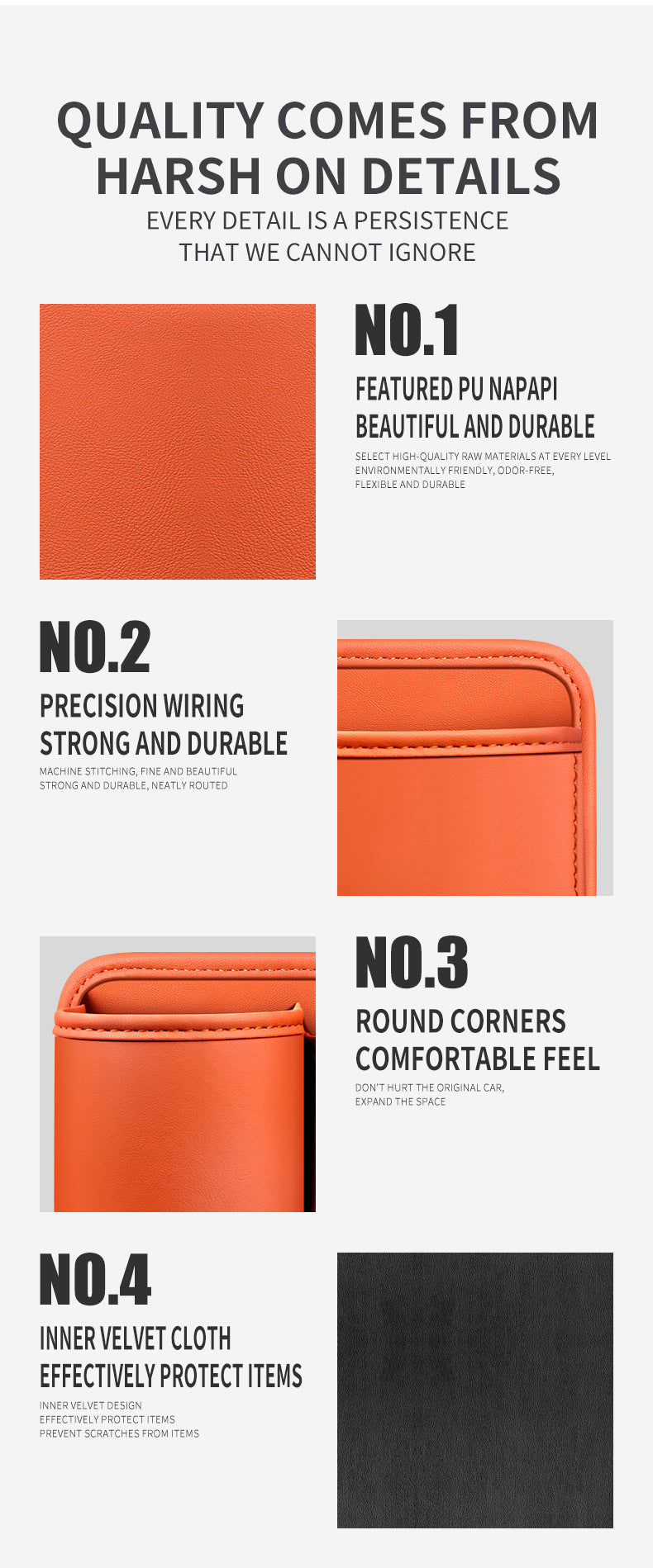 Car Storage Box In-Car Door Cup Holder Car Seat Back Storage Box Multi-Functional Storage Rack