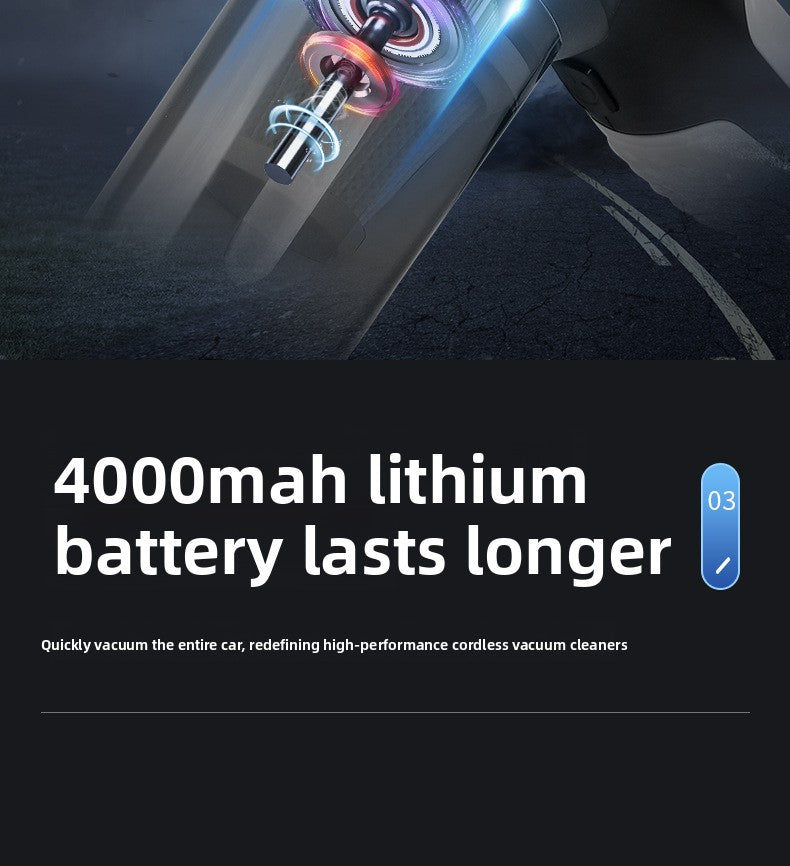 Wireless Car Vacuum Cleaner Super Suction Car Special Wireless Handheld Small Portable Vacuum Cleaner KC Certification