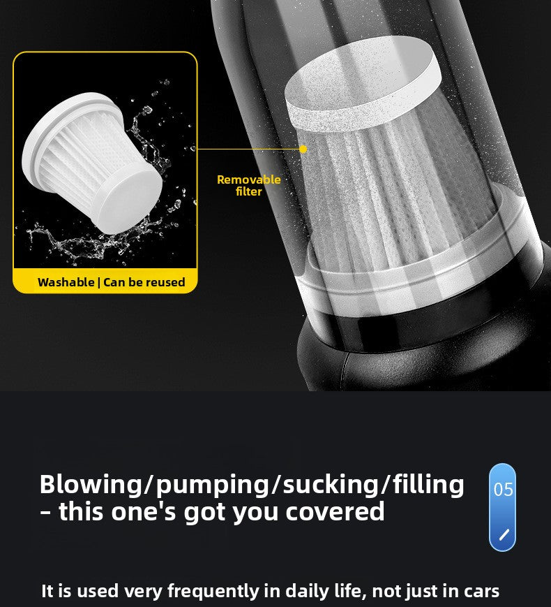 Wireless Car Vacuum Cleaner Super Suction Car Special Wireless Handheld Small Portable Vacuum Cleaner KC Certification