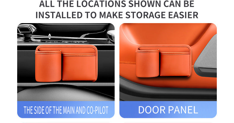 Car Storage Box In-Car Door Cup Holder Car Seat Back Storage Box Multi-Functional Storage Rack