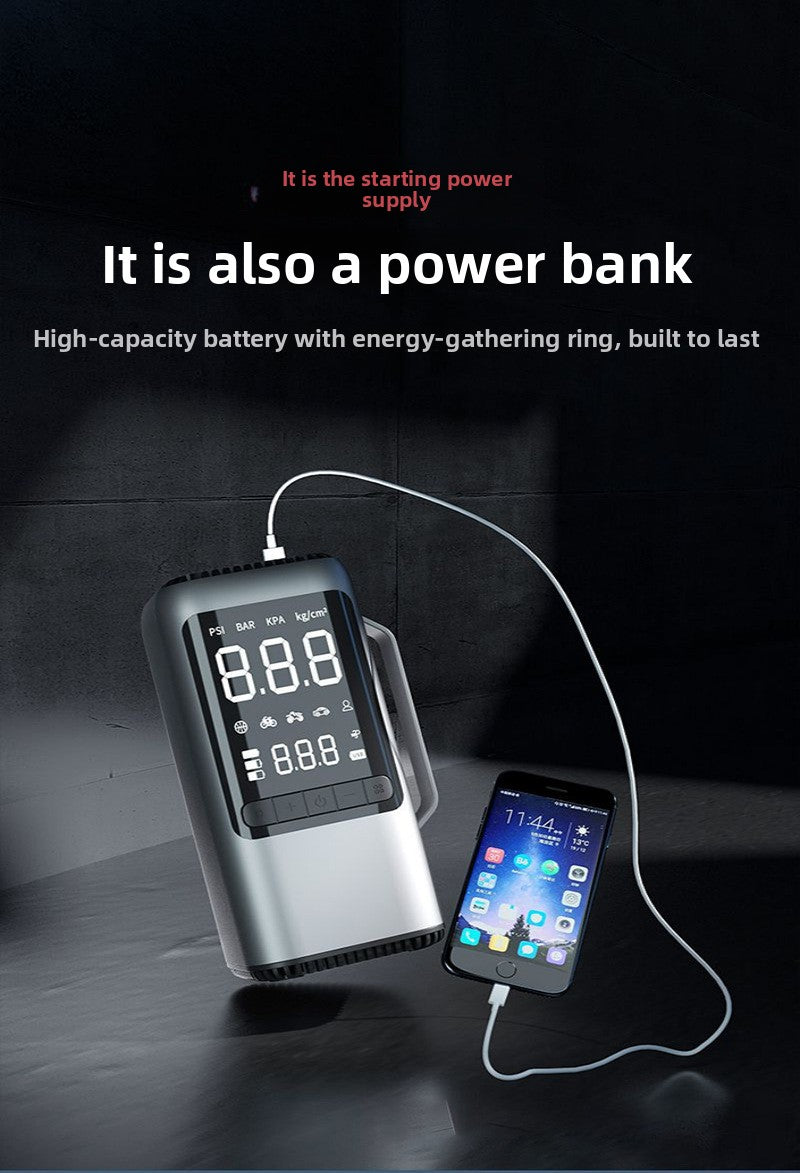 Multi-functional car emergency start-up power supply car air pump vacuum cleaner all-in-one portable