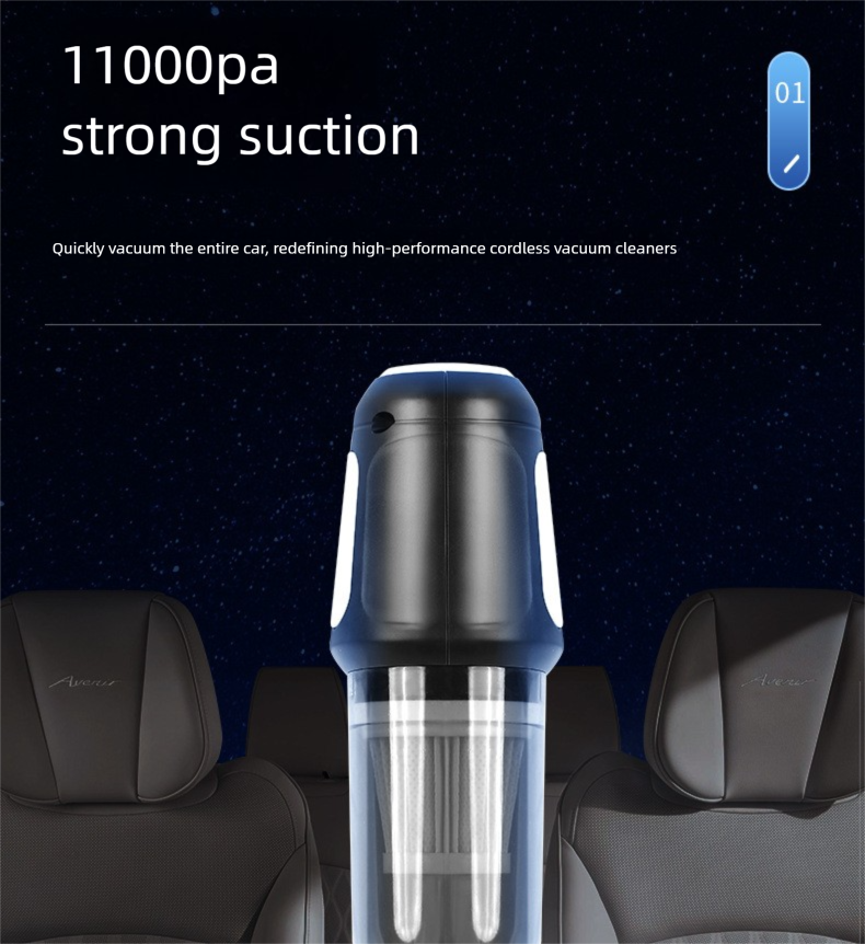 Wireless Car Vacuum Cleaner Super Suction Car Special Wireless Handheld Small Portable Vacuum Cleaner KC Certification