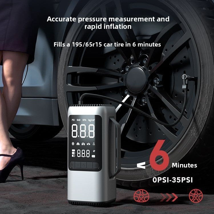 Multi-functional car emergency start-up power supply car air pump vacuum cleaner all-in-one portable