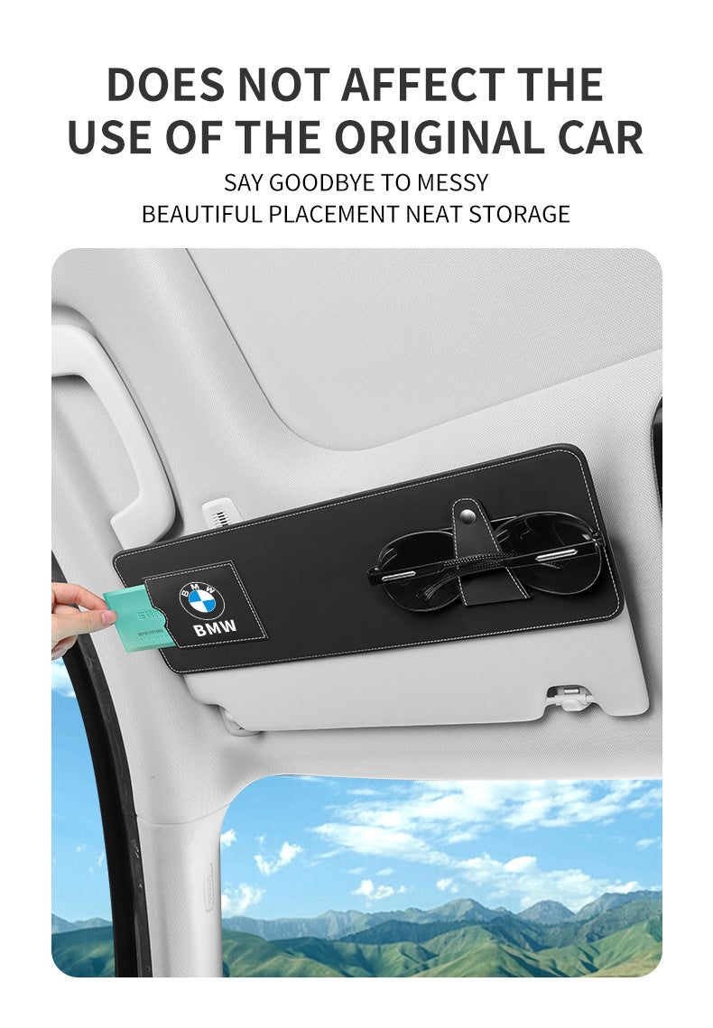 Car Sun Visor Extension Board Front Shield for Driver and Passenger Side, Extended Shield Storage, Anti-Glare Multi-Functional Car Interior Accessories