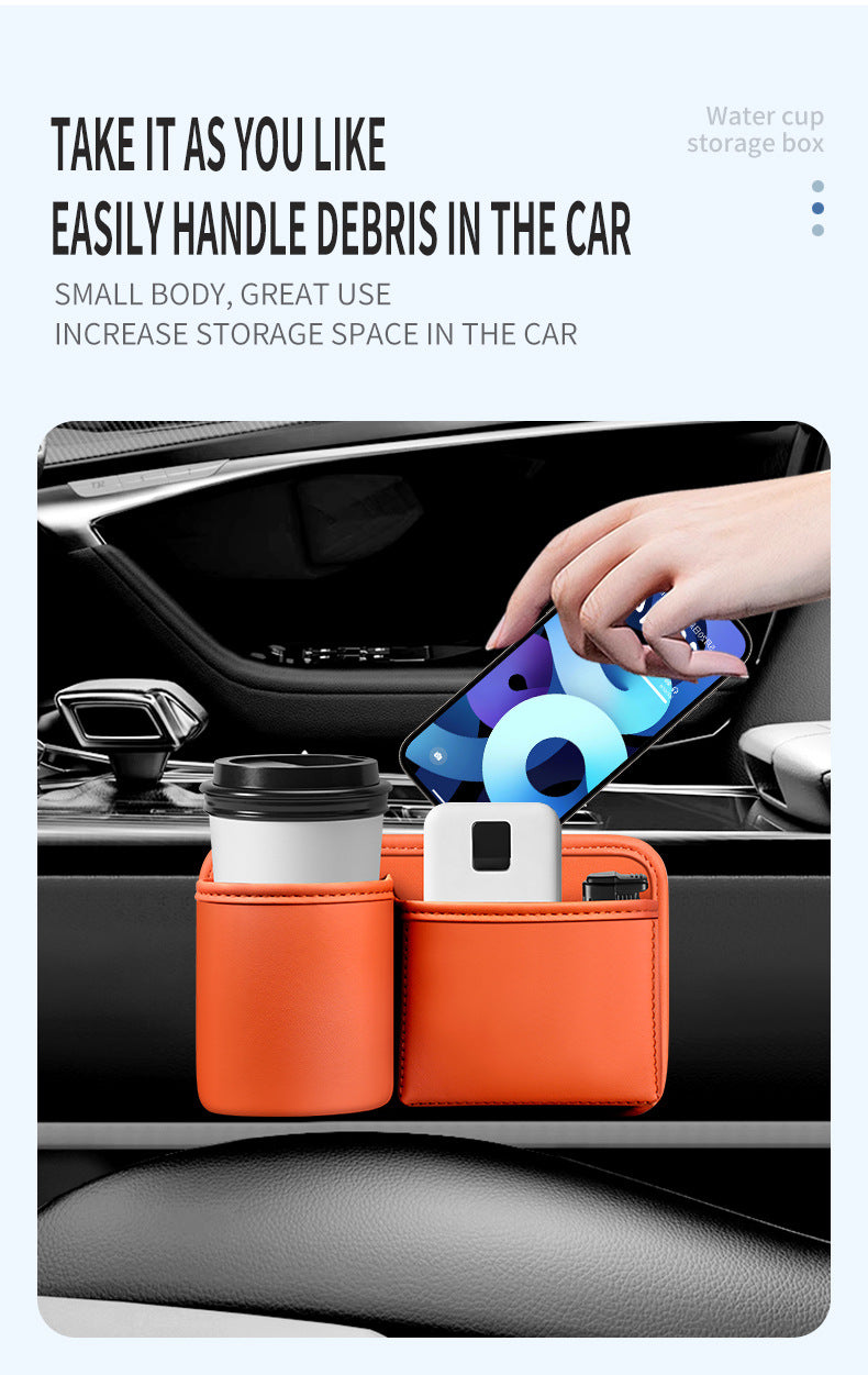 Car Storage Box In-Car Door Cup Holder Car Seat Back Storage Box Multi-Functional Storage Rack