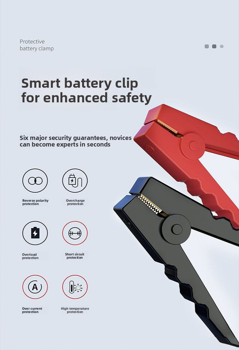 Multi-functional car emergency start-up power supply car air pump vacuum cleaner all-in-one portable