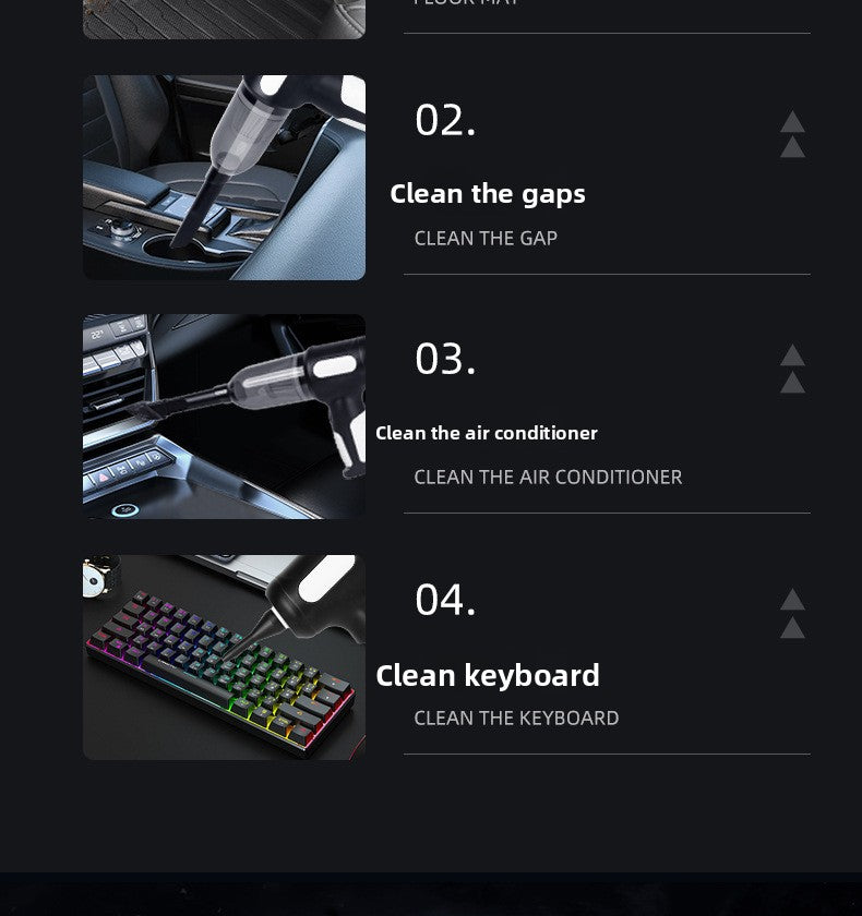 Wireless Car Vacuum Cleaner Super Suction Car Special Wireless Handheld Small Portable Vacuum Cleaner KC Certification