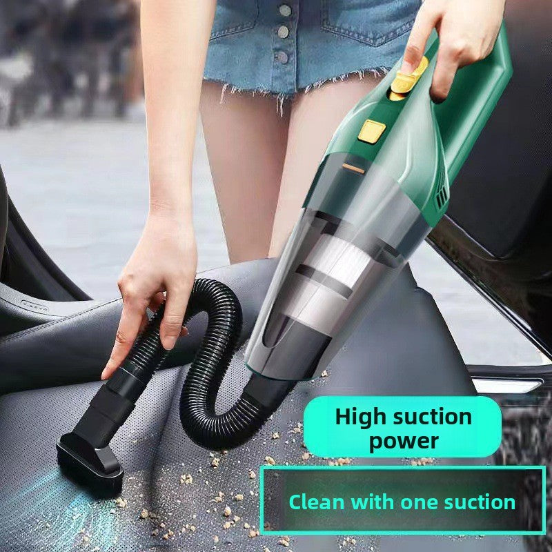 Wireless Car Vacuum Cleaner for Home Use, Small Size, Dual-purpose for Dry and Wet, High Power, Handheld, Strong Suction, In-car Use