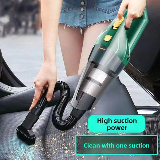 Wireless Car Vacuum Cleaner for Home Use, Small Size, Dual-purpose for Dry and Wet, High Power, Handheld, Strong Suction, In-car Use