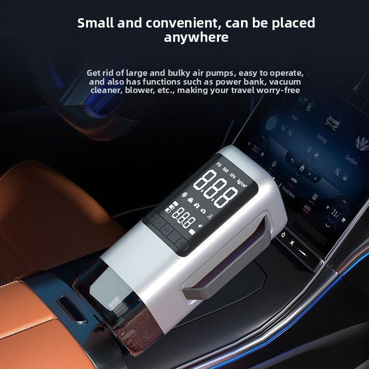 Multi-functional car emergency start-up power supply car air pump vacuum cleaner all-in-one portable