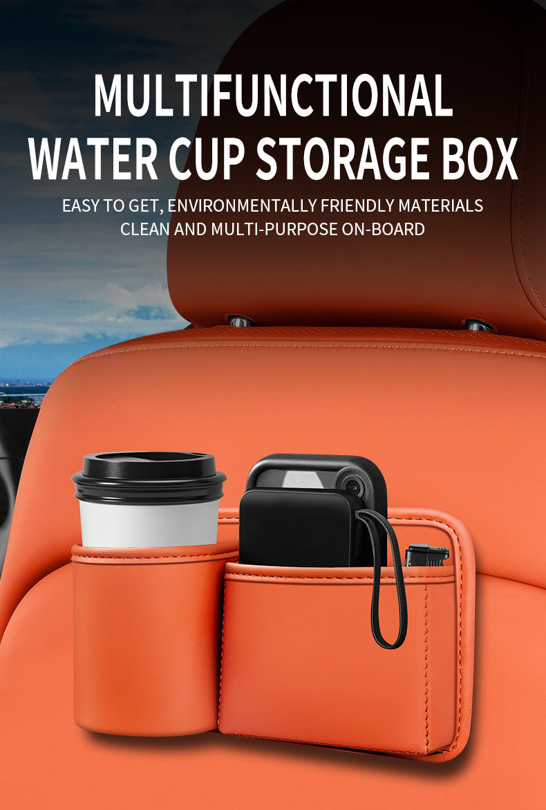 Car Storage Box In-Car Door Cup Holder Car Seat Back Storage Box Multi-Functional Storage Rack