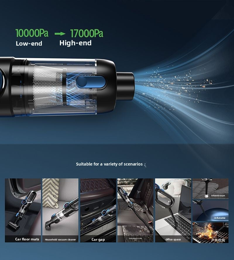 Car Vacuum Cleaner Portable Handheld Wireless Mini Vacuum Cleaner for Cars with Super Powerful Suction