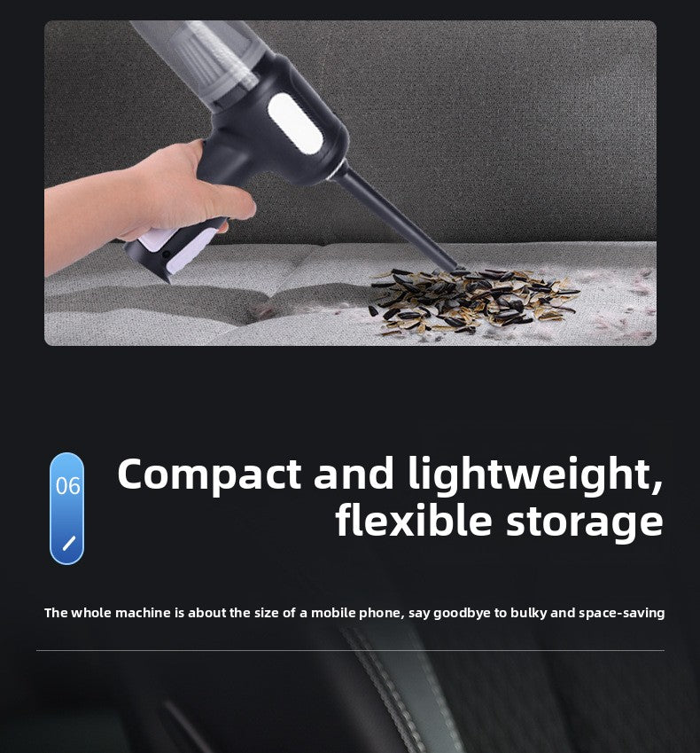 Wireless Car Vacuum Cleaner Super Suction Car Special Wireless Handheld Small Portable Vacuum Cleaner KC Certification