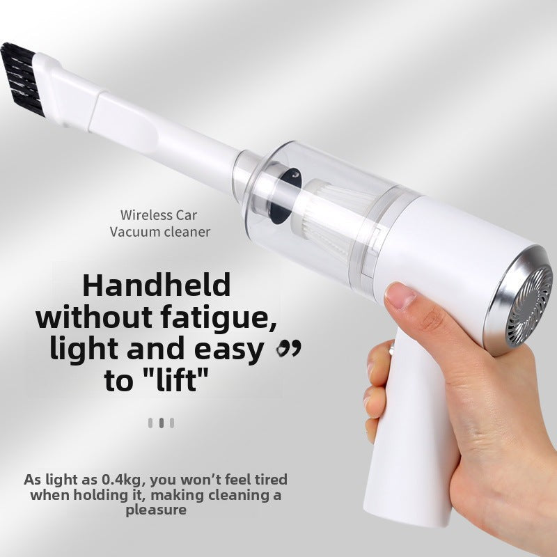 Car Vacuum Cleaner Wireless Charging Home and Car Dual-use Mini Portable Handheld Lithium Battery High Power