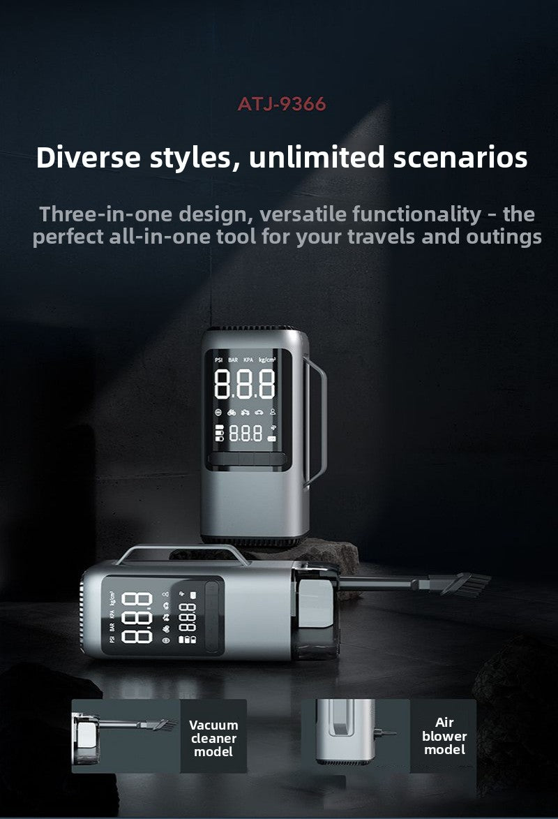 Multi-functional car emergency start-up power supply car air pump vacuum cleaner all-in-one portable