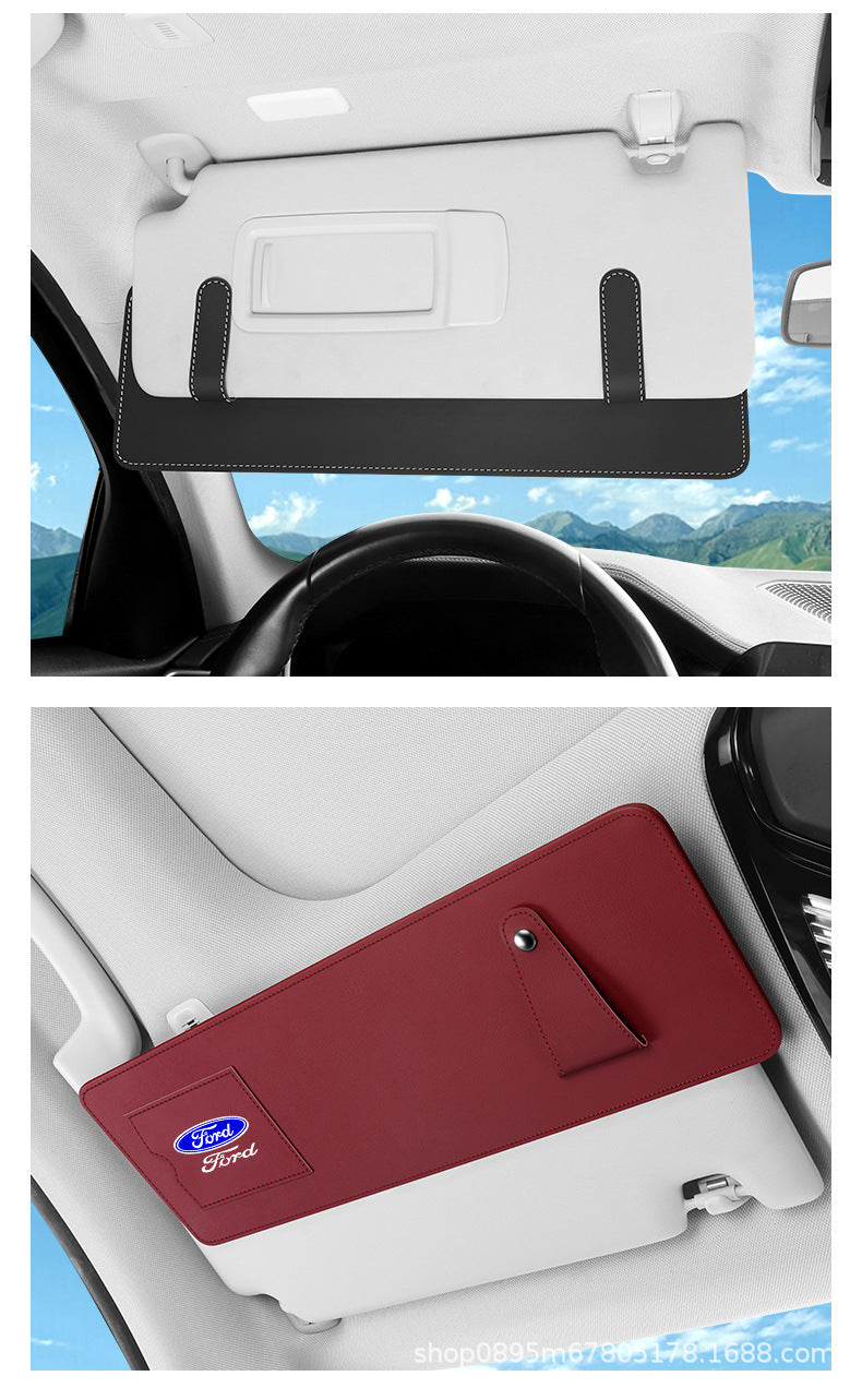 Car Sun Visor Extension Board Front Shield for Driver and Passenger Side, Extended Shield Storage, Anti-Glare Multi-Functional Car Interior Accessories