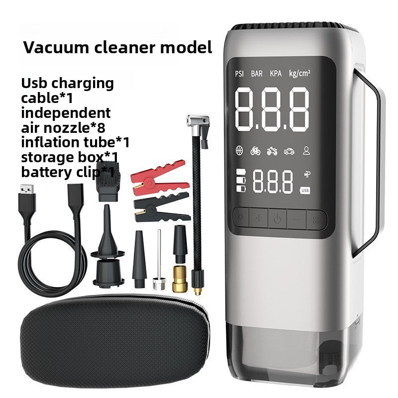 Multi-functional car emergency start-up power supply car air pump vacuum cleaner all-in-one portable
