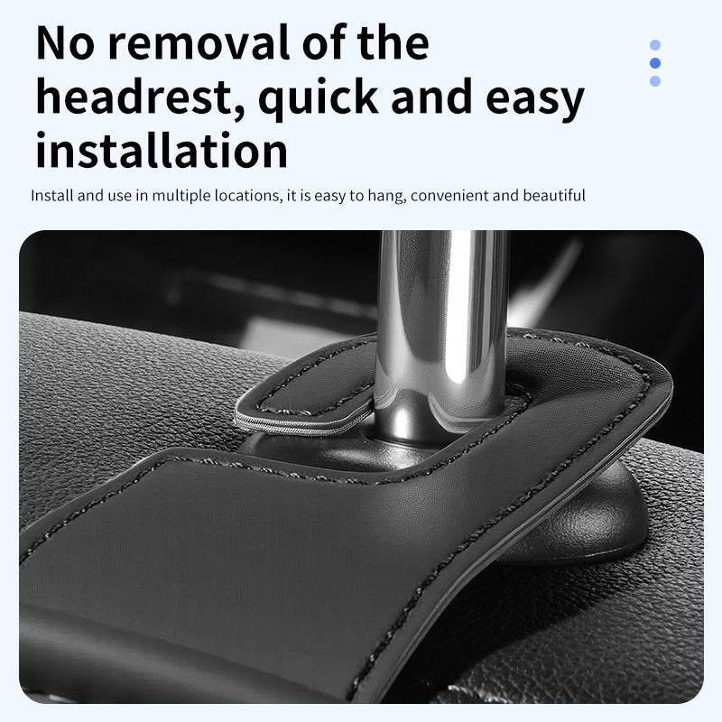 Car Cup Holder Car Seat Back Storage Box Multi-Functional Storage Bag Rear Seat Organizer Hook Trash Can