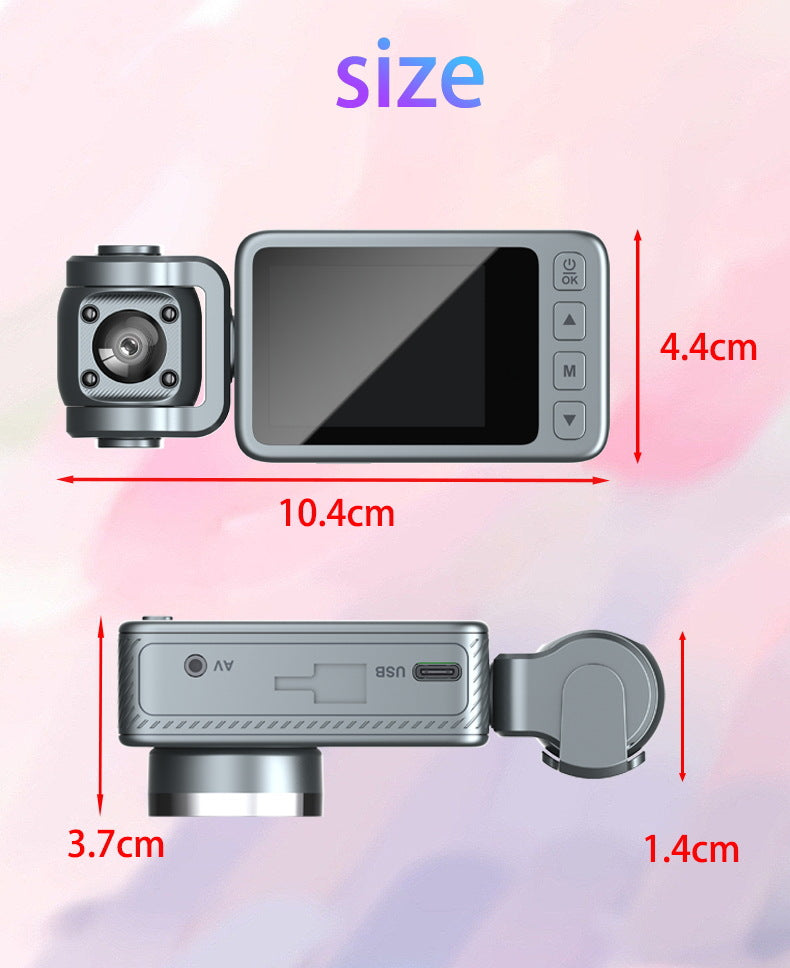 All-smart chip 4K new driving recorder three-lens WIFI interconnection car driving CARDVR camera