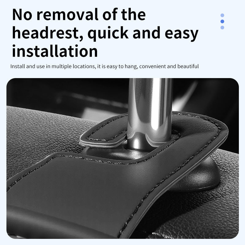 Car Cup Holder Car Seat Back Storage Box Multi-Functional Storage Bag Rear Seat Organizer Hook Trash Can