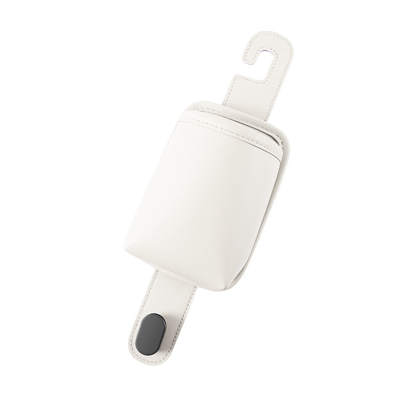 Car Cup Holder Car Seat Back Storage Box Multi-Functional Storage Bag Rear Seat Organizer Hook Trash Can