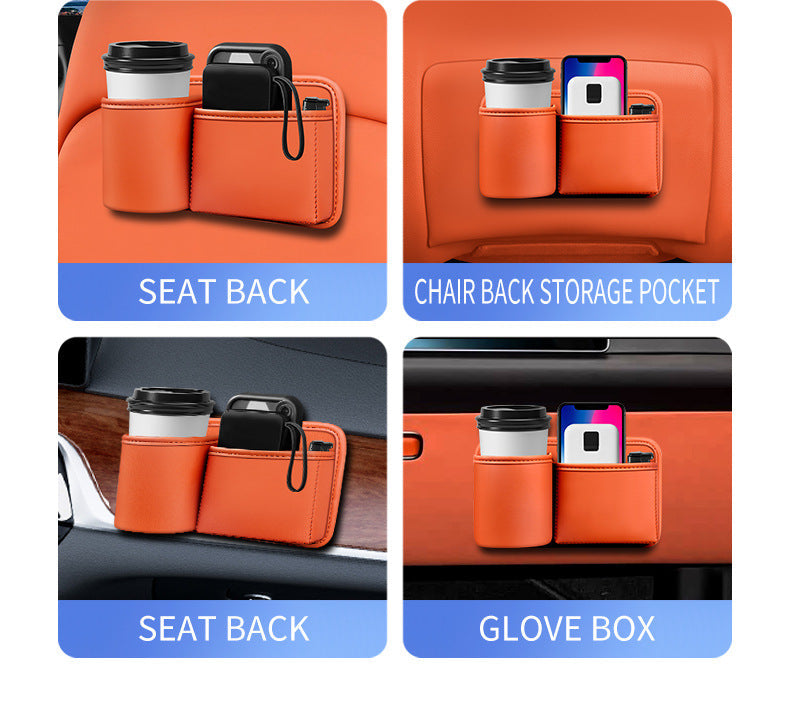 Car Storage Box In-Car Door Cup Holder Car Seat Back Storage Box Multi-Functional Storage Rack