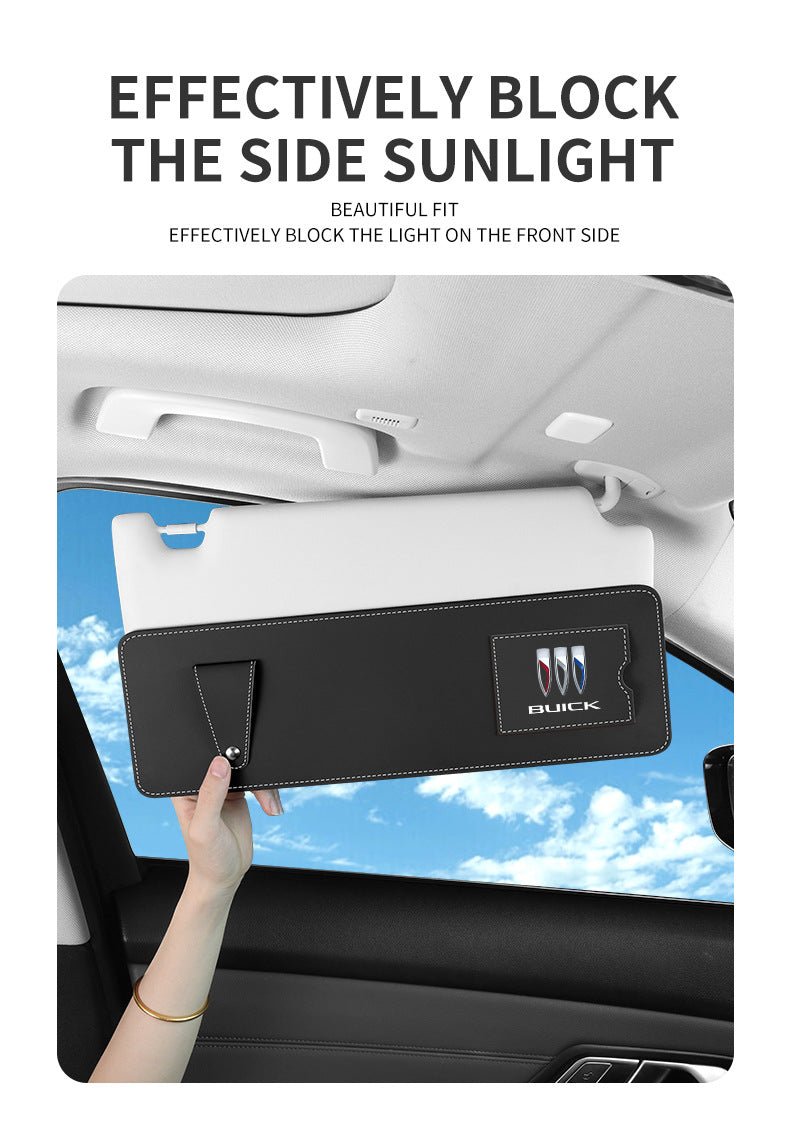 Car Sun Visor Extension Board Front Shield for Driver and Passenger Side, Extended Shield Storage, Anti-Glare Multi-Functional Car Interior Accessories